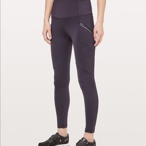 Lululemon WORN ONCE!! Toasty Tech Tight II